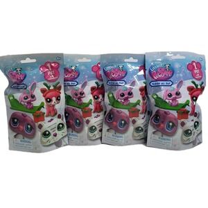 2025 Littlest‎ Pet Shop G7 Sleigh All Day LPS FULL SET of 4 New Sealed Bags